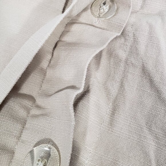 Pottery Barn  Blue Cotton Tapestry Pillow Sham  24" square with button closure - Picture 3 of 8